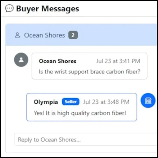 Buyer messages