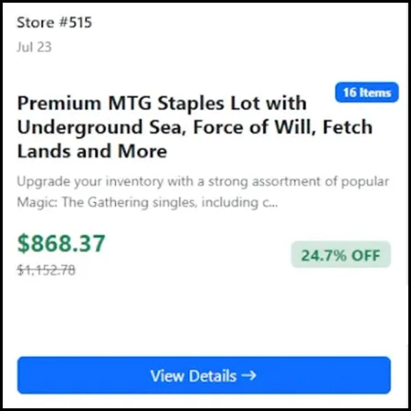 Browse listings